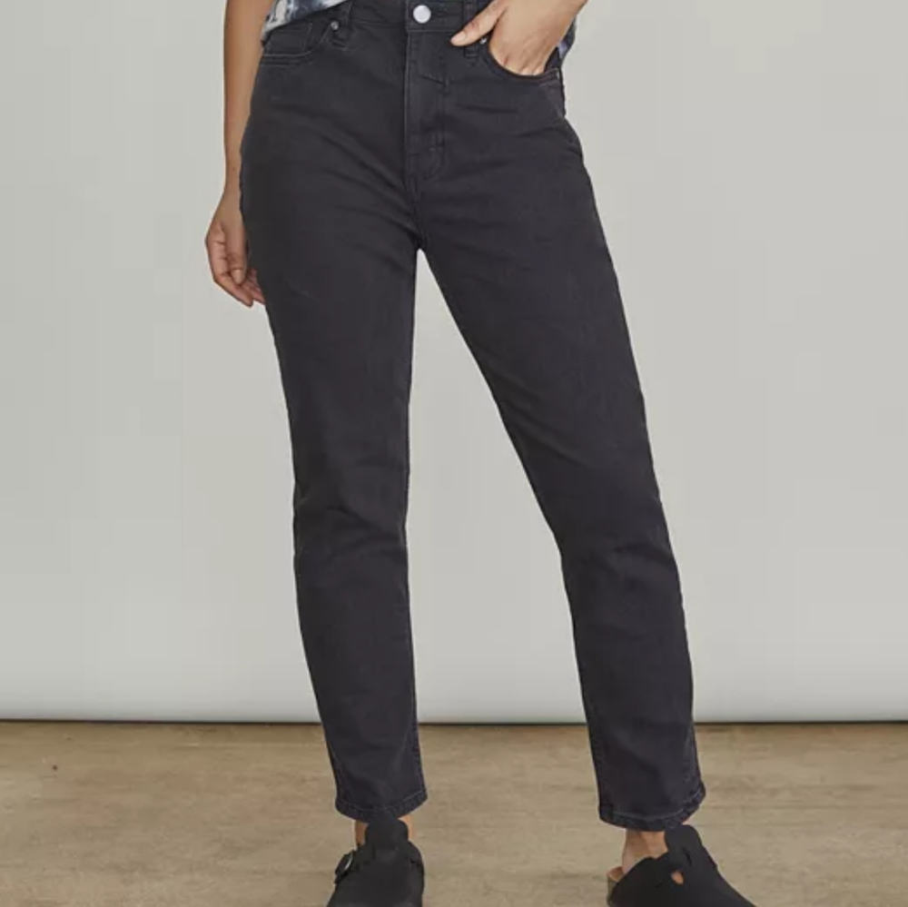 Elizabeth & James High-Rise Vintage Straight Jeans
